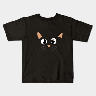 Black cat Kids T-Shirt